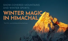 Winter Magic Snow-Covered Mountains and Winter Sports in Himachal Pradesh