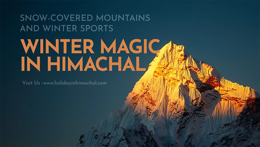 Winter Magic Snow-Covered Mountains and Winter Sports in Himachal Pradesh